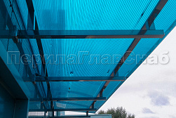 Консольные козырьки и навесы в Воронеже. Готовые проекты ПерилаГлавСнаб - фото 5