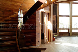 Стеклянные перила для винтовых лестниц в Воронеже. Готовые проекты ПерилаГлавСнаб - фото 17