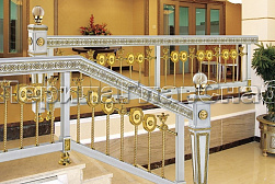 Латунные перила под золото в Воронеже. Готовые проекты ПерилаГлавСнаб - фото 18 Латунные перила под золото в Воронеже. Готовые проекты ПерилаГлавСнаб - фото 18