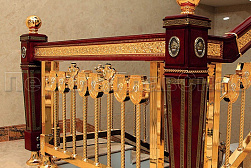 Латунные перила под золото в Воронеже. Готовые проекты ПерилаГлавСнаб - фото 4 Латунные перила под золото в Воронеже. Готовые проекты ПерилаГлавСнаб - фото 4