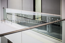 Цельностеклянные ограждения на несущем стекле в Воронеже. Готовые проекты ПерилаГлавСнаб - фото 29