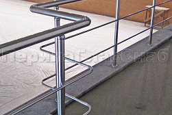 Перила и ограждения из нержавеющей стали с двумя ригелями в Воронеже. Готовые проекты ПерилаГлавСнаб - фото 13