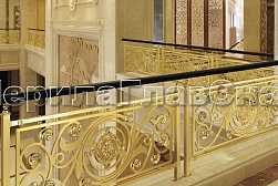 Латунные перила под золото в Воронеже. Готовые проекты ПерилаГлавСнаб - фото 16 Латунные перила под золото в Воронеже. Готовые проекты ПерилаГлавСнаб - фото 16