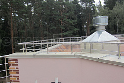 Ограждения для кровли из нержавеющей стали в Воронеже. Готовые проекты ПерилаГлавСнаб - фото 4