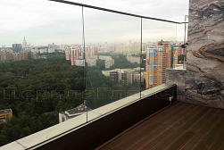 Цельностеклянные ограждения для крыш в Воронеже. Готовые проекты ПерилаГлавСнаб - фото 11