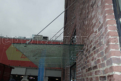 Стеклянные козырьки на вантах в Воронеже. Готовые проекты ПерилаГлавСнаб - фото 21