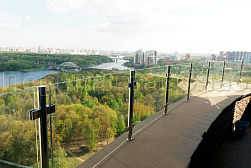 Цельностеклянные ограждения для крыш в Воронеже. Готовые проекты ПерилаГлавСнаб - фото 3