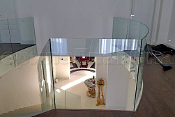 Стеклянные перила для атриумов в Воронеже. Готовые проекты ПерилаГлавСнаб - фото 22