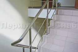 Перила и ограждения из нержавеющей стали с двумя ригелями в Воронеже. Готовые проекты ПерилаГлавСнаб - фото 15