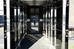 Стеклянные козырьки на спайдерах в Воронеже. Готовые проекты ПерилаГлавСнаб - фото 2