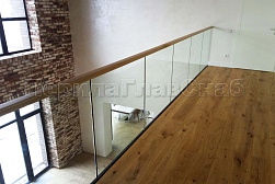 Цельностеклянные ограждения на несущем стекле в Воронеже. Готовые проекты ПерилаГлавСнаб - фото 26