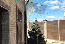 Стеклянные козырьки на вантах в Воронеже. Готовые проекты ПерилаГлавСнаб - фото 17