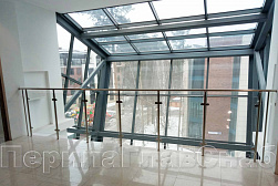 Стеклянные ограждения для торговых  и бизнес центров в Воронеже. Готовые проекты ПерилаГлавСнаб - фото 10