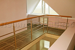 Ограждения из нержавеющей стали с тремя ригелями в Воронеже. Готовые проекты ПерилаГлавСнаб - фото 13