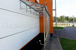 Козырьки и навесы на металлокаркасе в Воронеже. Готовые проекты ПерилаГлавСнаб - фото 16