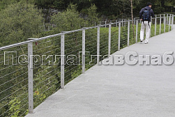 Тросовые ограждения в Воронеже. Готовые проекты ПерилаГлавСнаб - фото 5