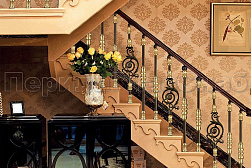 Латунные перила под золото в Воронеже. Готовые проекты ПерилаГлавСнаб - фото 10 Латунные перила под золото в Воронеже. Готовые проекты ПерилаГлавСнаб - фото 10