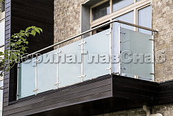Стеклянные перила для балконов в Воронеже. Готовые проекты ПерилаГлавСнаб - фото 34 Стеклянные перила для балконов в Воронеже. Готовые проекты ПерилаГлавСнаб - фото 34