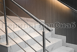 Четырёх и многоригельные перила и ограждения в Воронеже. Готовые проекты ПерилаГлавСнаб - фото 1