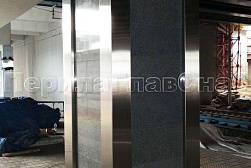 Облицовка колонн нержавеющей сталью в Воронеже. Готовые проекты ПерилаГлавСнаб - фото 10