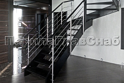 Четырёх и многоригельные перила и ограждения в Воронеже. Готовые проекты ПерилаГлавСнаб - фото 2