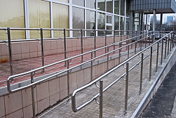 Поручни для инвалидов из нержавеющей стали в Воронеже. Готовые проекты ПерилаГлавСнаб - фото 22