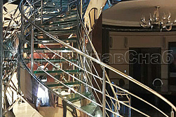 Ограждения для лестниц в Воронеже. Готовые проекты ПерилаГлавСнаб - фото 19