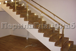 Латунные перила под золото в Воронеже. Готовые проекты ПерилаГлавСнаб - фото 19 Латунные перила под золото в Воронеже. Готовые проекты ПерилаГлавСнаб - фото 19