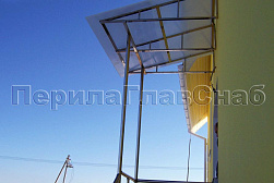 Козырьки и навесы на металлокаркасе в Воронеже. Готовые проекты ПерилаГлавСнаб - фото 22