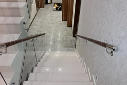 Цельностеклянные ограждения на несущем стекле в Воронеже. Готовые проекты ПерилаГлавСнаб - фото 13