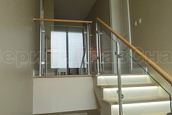 Перила и ограждения из нержавейки и дерева в Воронеже. Готовые проекты ПерилаГлавСнаб - фото 13