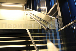 Стеклянные ограждения для торговых  и бизнес центров в Воронеже. Готовые проекты ПерилаГлавСнаб - фото 22