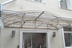 Козырьки и навесы на металлокаркасе в Воронеже. Готовые проекты ПерилаГлавСнаб - фото 1