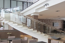 Ограждения для лестниц в Воронеже. Готовые проекты ПерилаГлавСнаб - фото 2