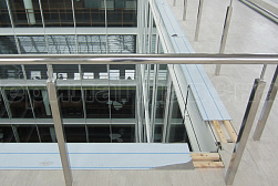 Ограждения и перила без ригелей из нержавеющей стали (без заполнения) в Воронеже. Готовые проекты ПерилаГлавСнаб - фото 5