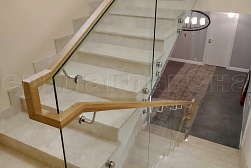 Перила и ограждения из нержавейки и дерева в Воронеже. Готовые проекты ПерилаГлавСнаб - фото 7