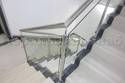 Ограждения из нержавейки со стеклом в Воронеже. Готовые проекты ПерилаГлавСнаб - фото 18 Ограждения из нержавейки со стеклом в Воронеже. Готовые проекты ПерилаГлавСнаб - фото 18