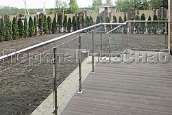 Перила и ограждения для террас в Воронеже. Готовые проекты ПерилаГлавСнаб - фото 20