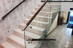 Перила и ограждения из нержавейки и дерева в Воронеже. Готовые проекты ПерилаГлавСнаб - фото 15