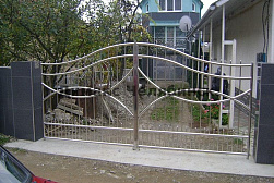 Нержавеющие калитки в Воронеже. Готовые проекты ПерилаГлавСнаб - фото 11