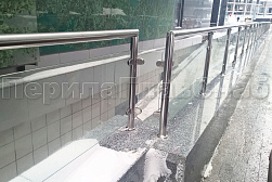 Стеклянные ограждения для улицы в Воронеже. Готовые проекты ПерилаГлавСнаб - фото 6