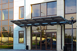 Консольные козырьки и навесы в Воронеже. Готовые проекты ПерилаГлавСнаб - фото 11
