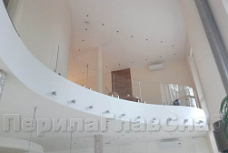 Стеклянные перила для атриумов в Воронеже. Готовые проекты ПерилаГлавСнаб - фото 6