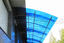 Консольные козырьки и навесы в Воронеже. Готовые проекты ПерилаГлавСнаб - фото 2