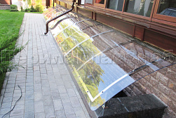 Козырьки и навесы на металлокаркасе в Воронеже. Готовые проекты ПерилаГлавСнаб - фото 7