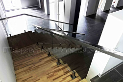 Стеклянные перила для лестниц в Воронеже. Готовые проекты ПерилаГлавСнаб - фото 10