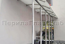 Козырьки и навесы на металлокаркасе в Воронеже. Готовые проекты ПерилаГлавСнаб - фото 27