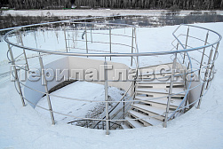 Ограждения из нержавеющей стали с тремя ригелями в Воронеже. Готовые проекты ПерилаГлавСнаб - фото 2 Ограждения из нержавеющей стали с тремя ригелями в Воронеже. Готовые проекты ПерилаГлавСнаб - фото 2