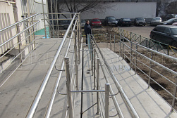 Поручни для инвалидов из нержавеющей стали в Воронеже. Готовые проекты ПерилаГлавСнаб - фото 5