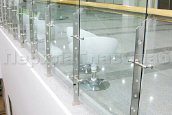 Стеклянные перила для атриумов в Воронеже. Готовые проекты ПерилаГлавСнаб - фото 17